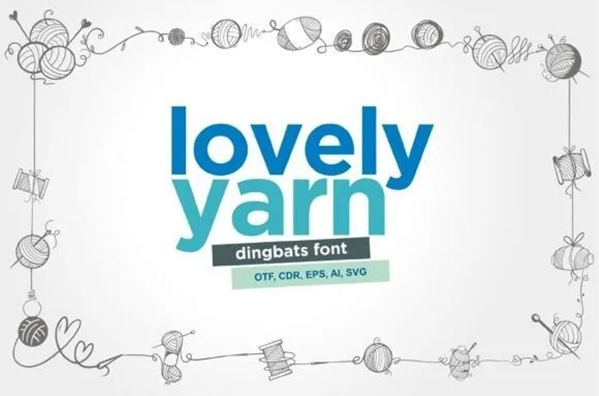 Lovely Yarn Font