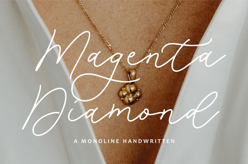 Magenta Diamond Font