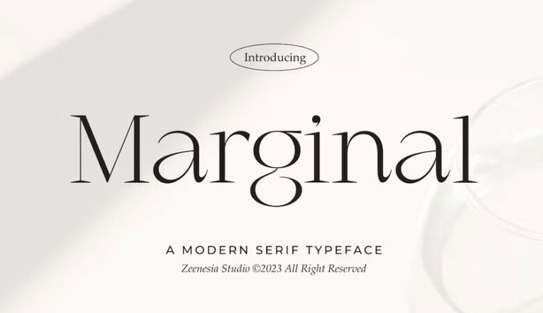 Marginal Font
