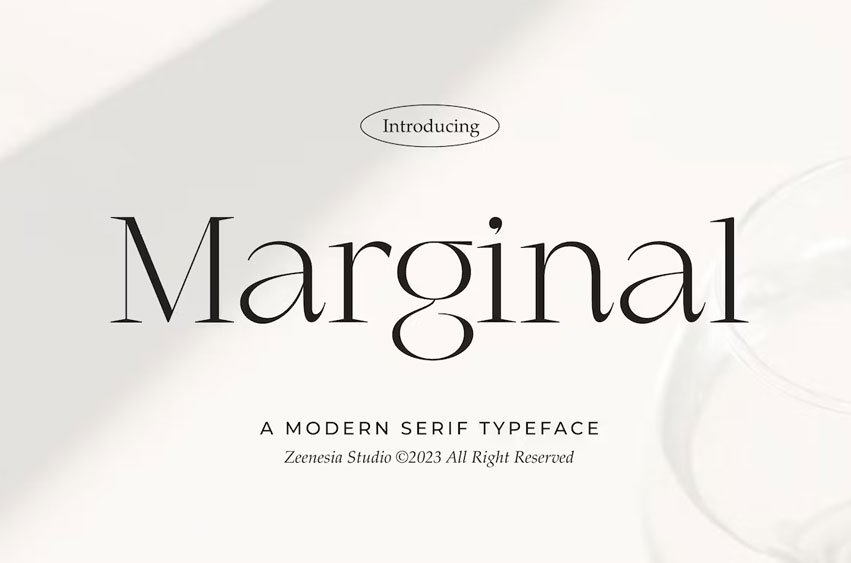 Marginal Font