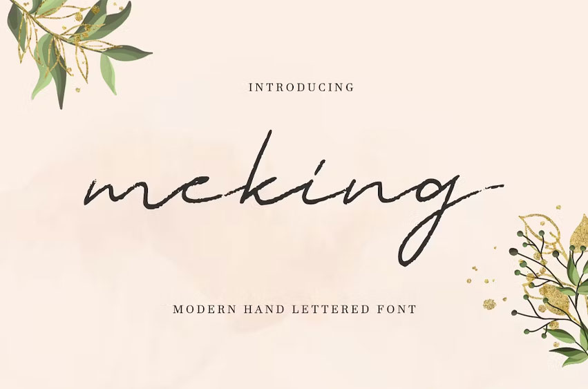 Meking Font - FreeDaFonts