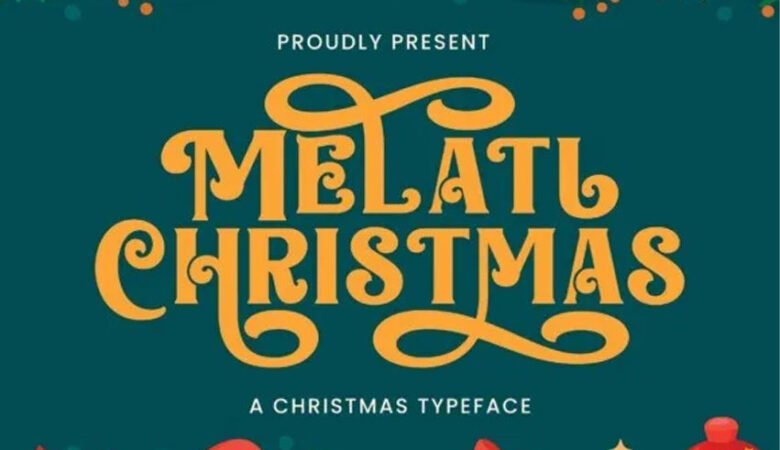 Melati Christmas Font