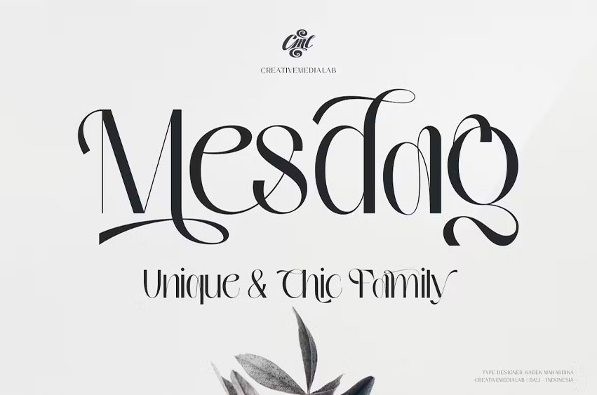 Mesdag Font