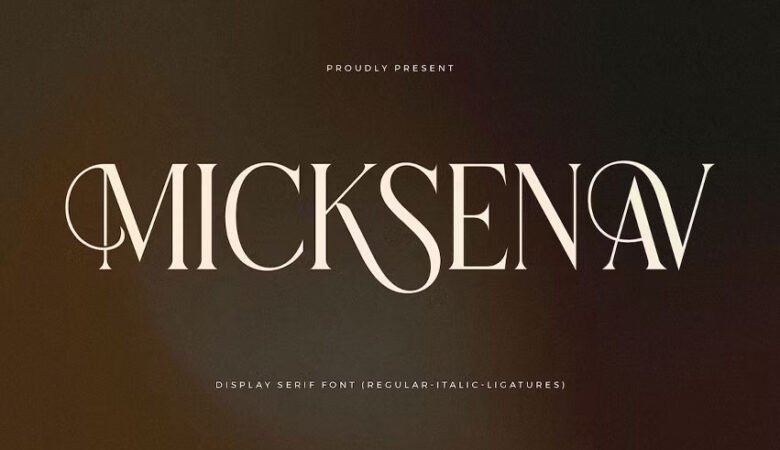 Micksenav Font