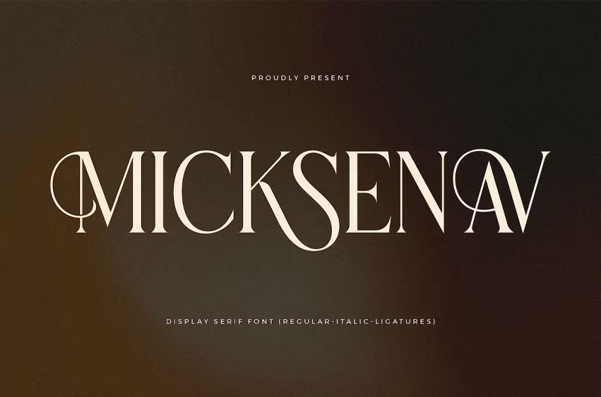 Micksenav Font