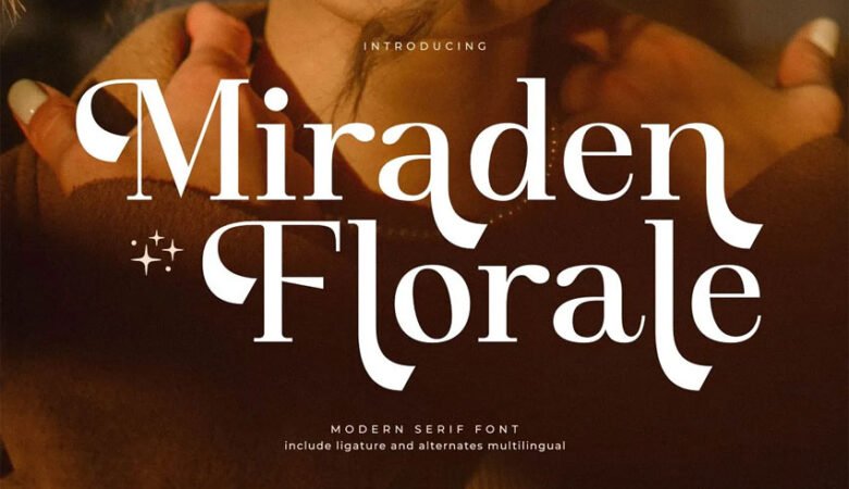 Miraden Florale Font
