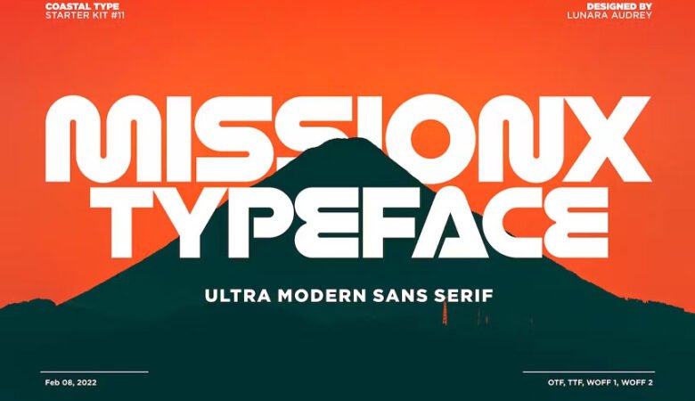 Mission X Font