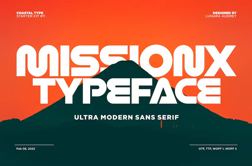 Mission X Font