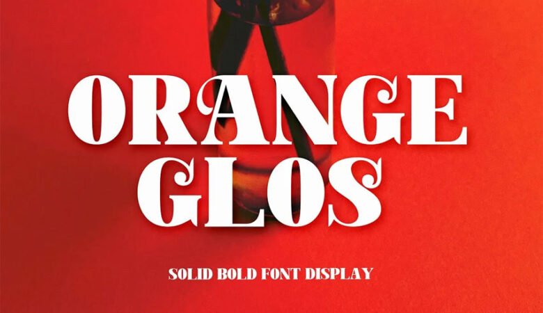 Orange Glos Font