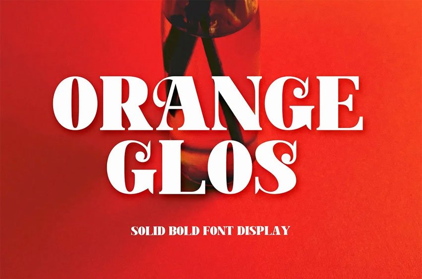 Orange Glos Font