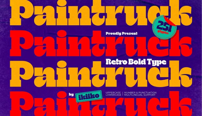 Paintruck Font
