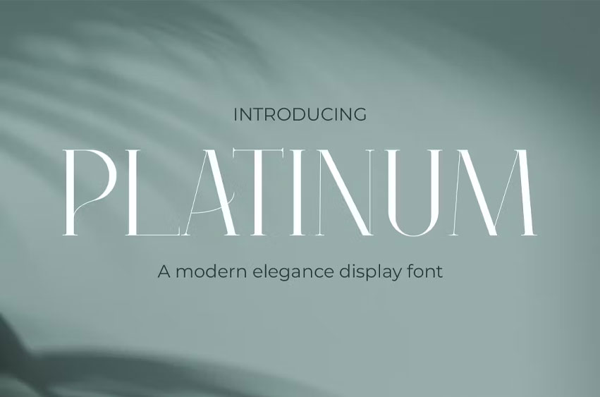 Platinum Font