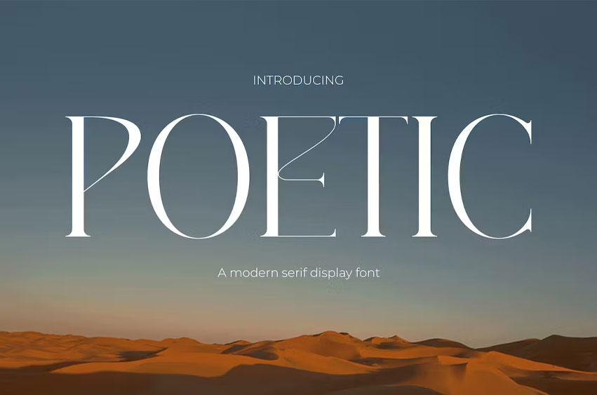 Poetic Font