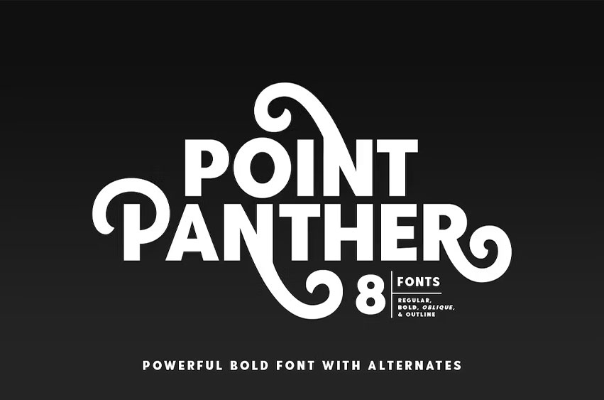 Point Panther Font