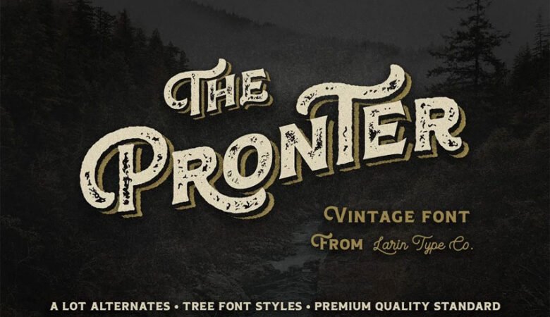 Pronter Font