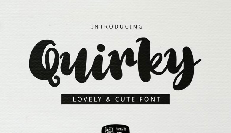 Quirky Font