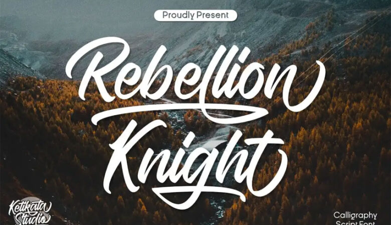 Rebellion Knight Font