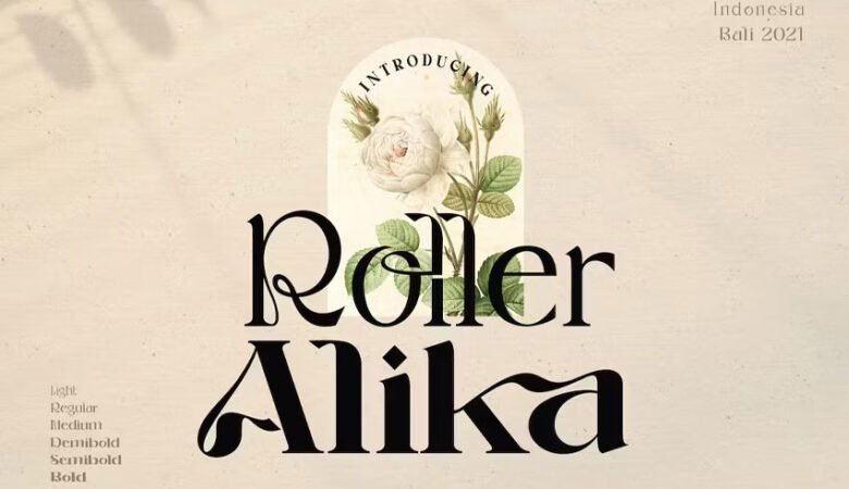 Roller Alika Font
