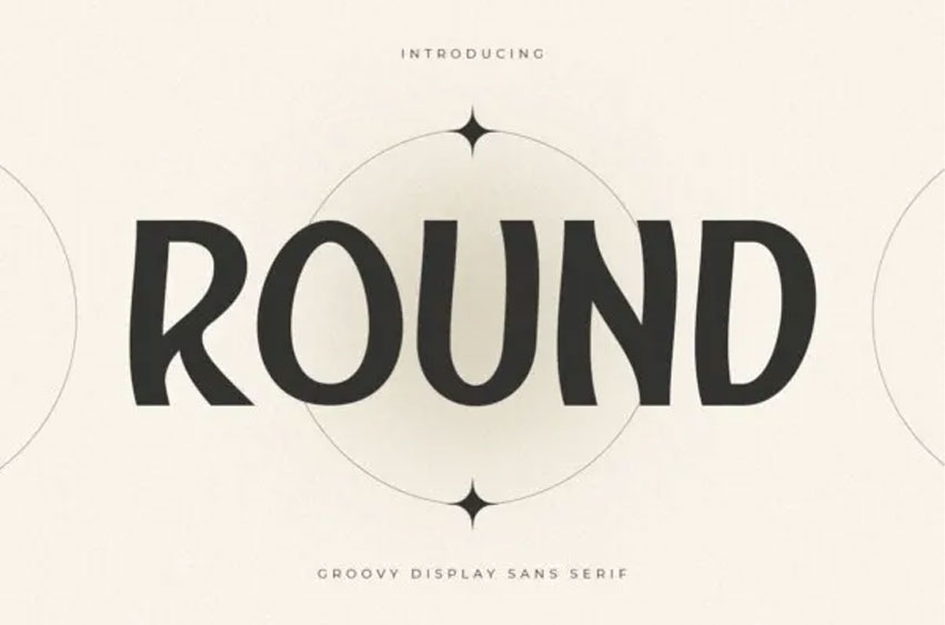 Round Groovy Font