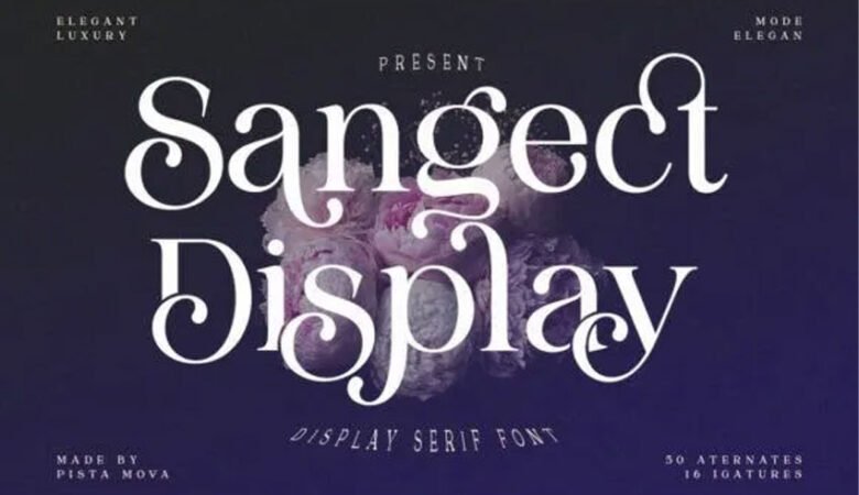 Sangect Display Font