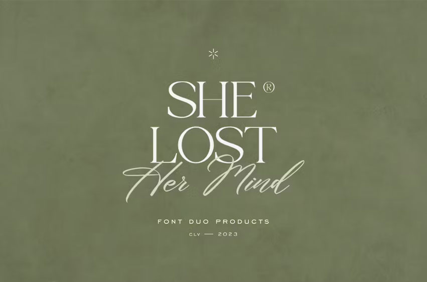 She Lost Her Mind Font