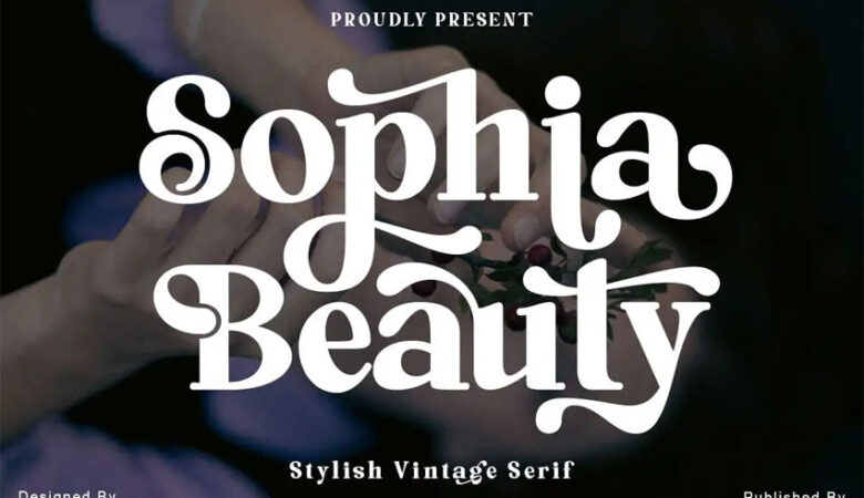 Sophia Beauty Font