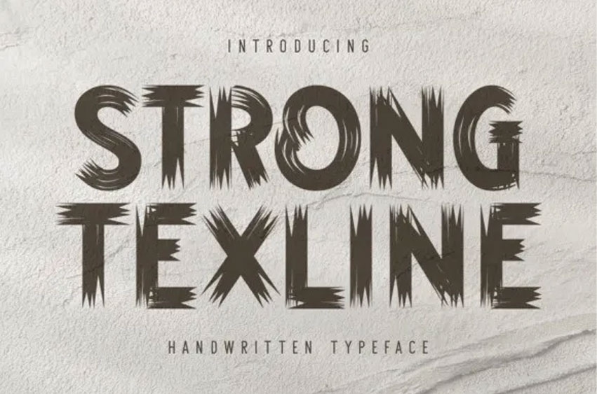 Strong Texline Font