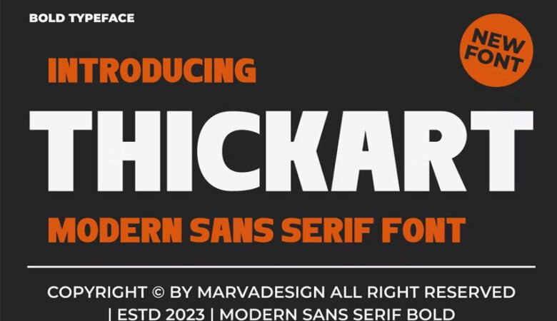 Thickart Font