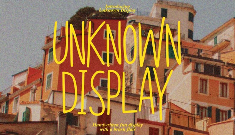 Unknown Display Font