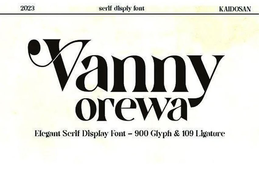 Vanny Orewa Font