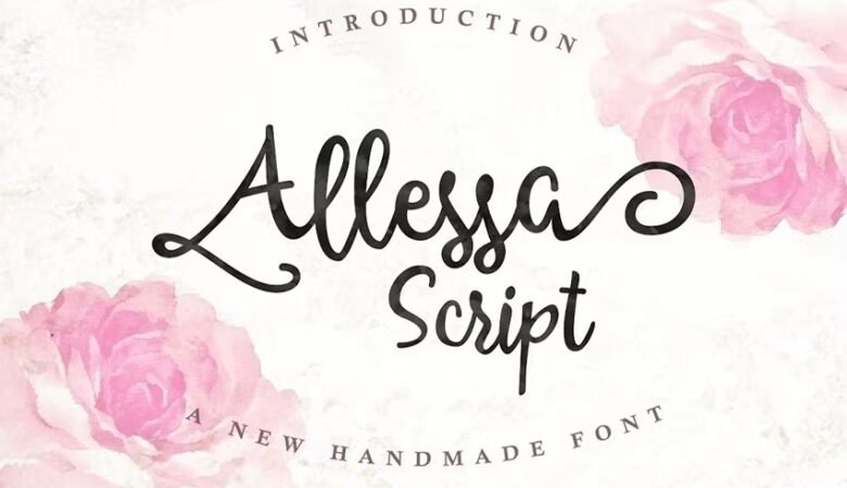 Allessa Script Font