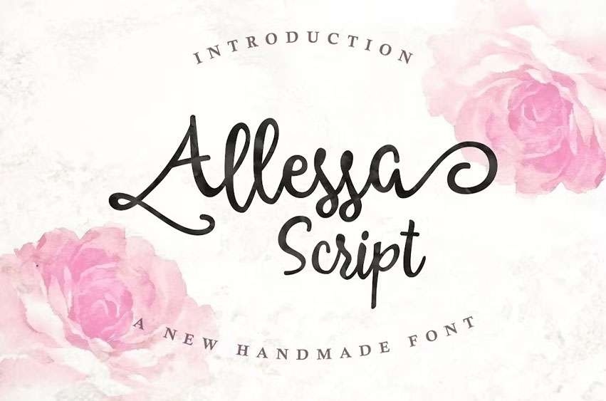 Allessa Script Font