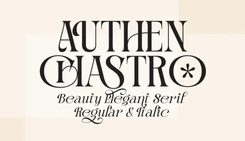 Authen Chastro Font