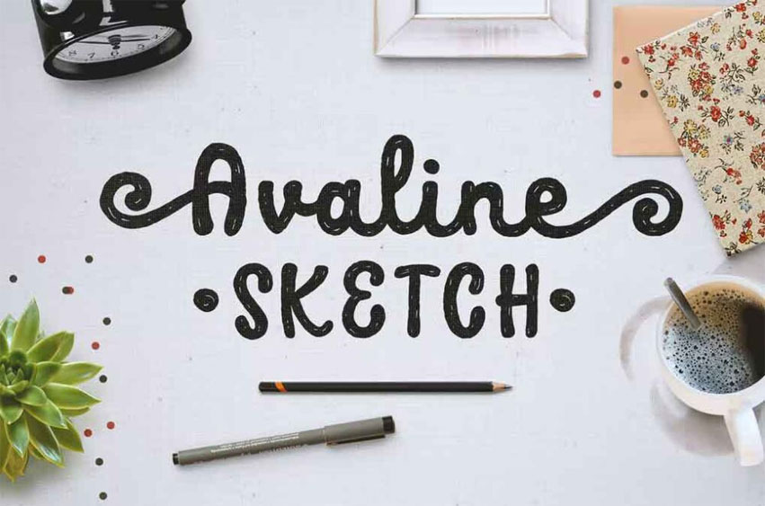 Avaline Sketch Font