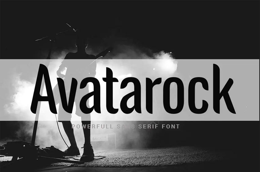 Avatarock Font