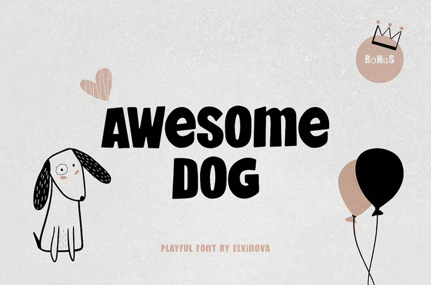 Awesome Dog Font
