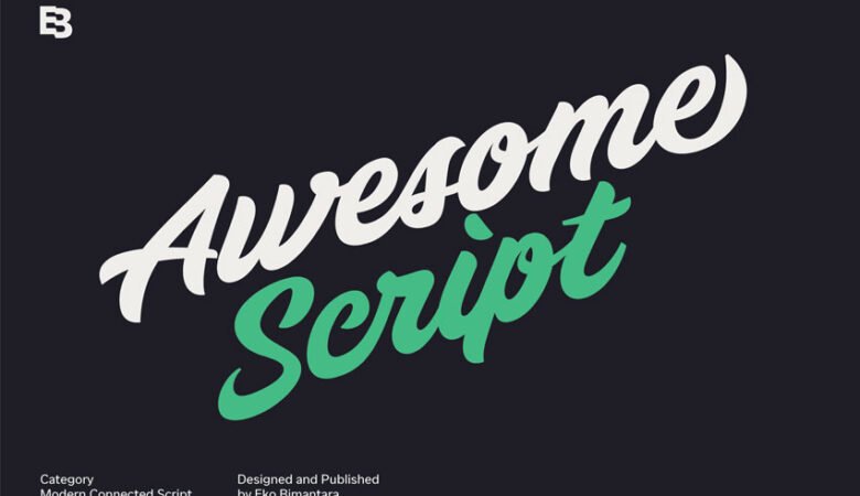 Awesome Script Font