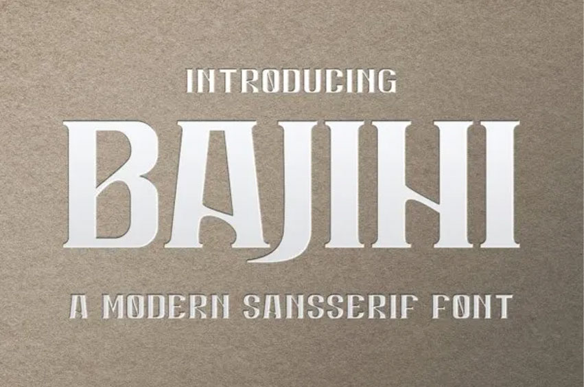 Bajihi Font