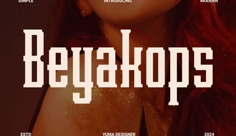 Beyakops Font