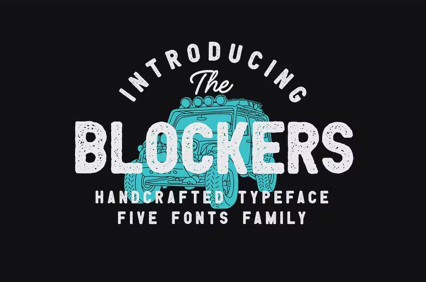 Blockers 5 Font