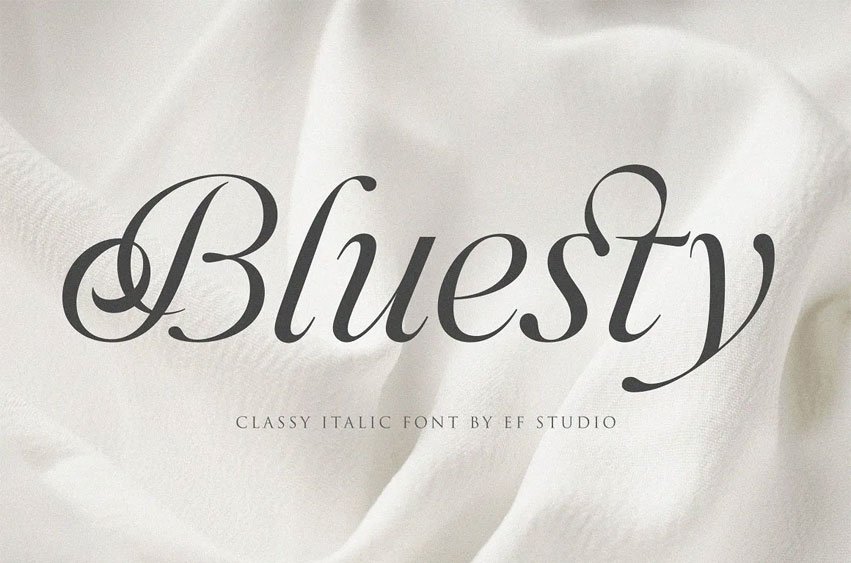 Bluesty Font