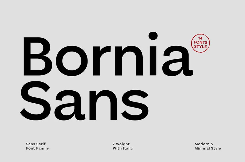 Bornia Font