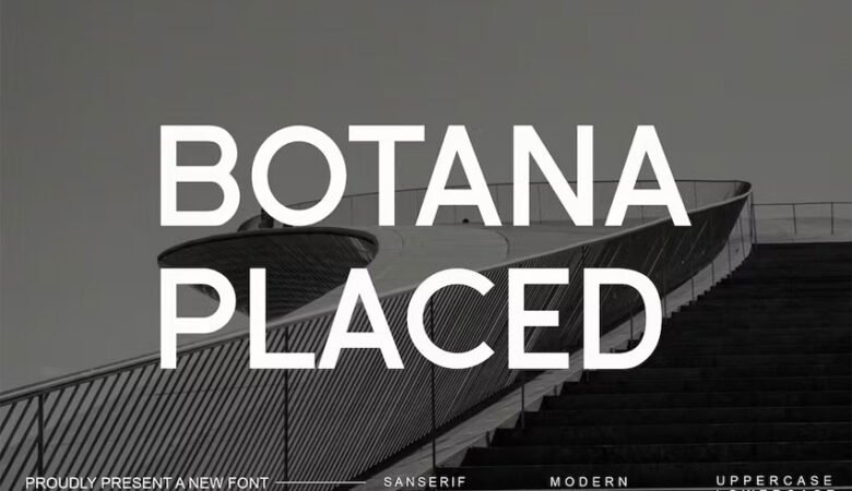 Botana Placed Font