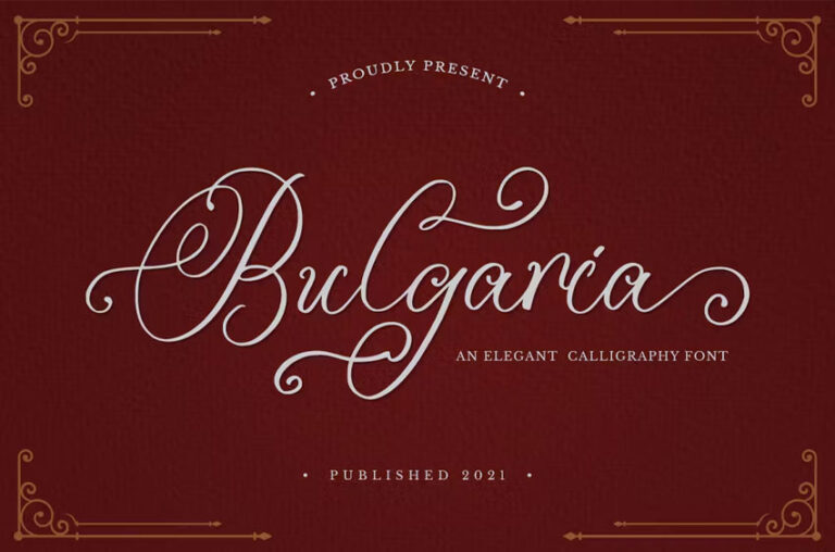 Bulgaria Font - FreeDaFonts