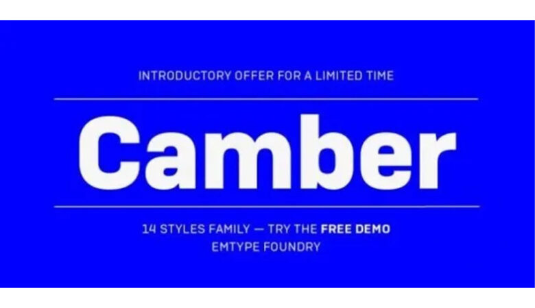 Camber Font