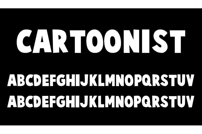 Cartoonist Font