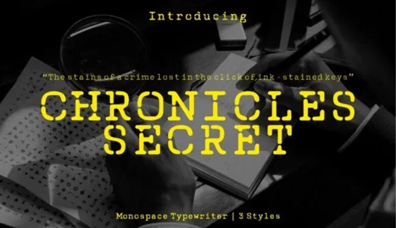Chronicles Secret Font