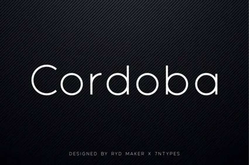 Cordoba Typeface Font