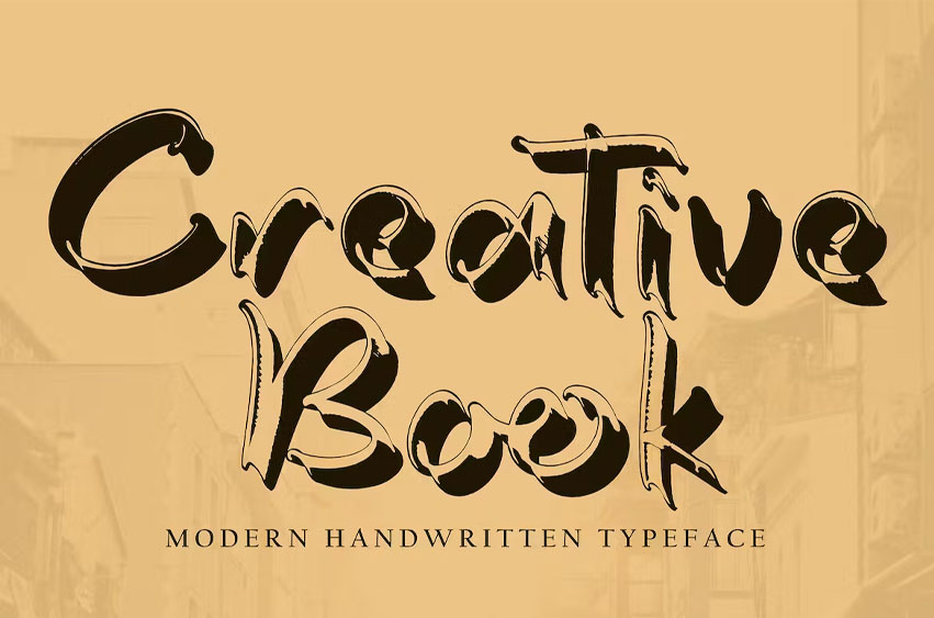 Creative Book Font