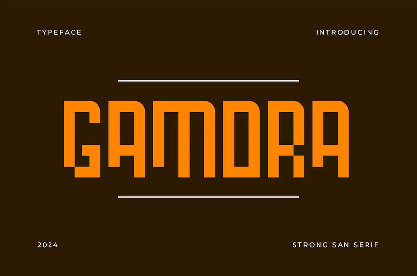 Gamora Strong Font